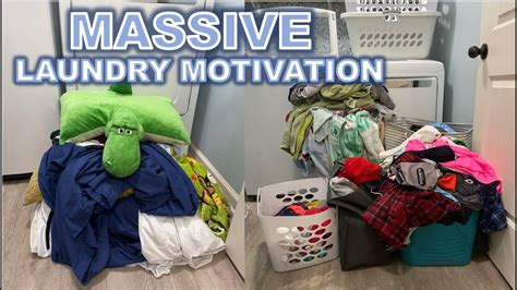 NEW MASSIVE LAUNDRY MOTIVATION 2023 LOADS OF LAUNDRY FOR A MOM OF 4