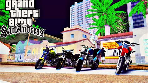 Pack De Motos Gta San Andreas Youtube