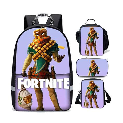 4 In 1 Fortnite Backpack Set Mancake Fortnite Brand Store