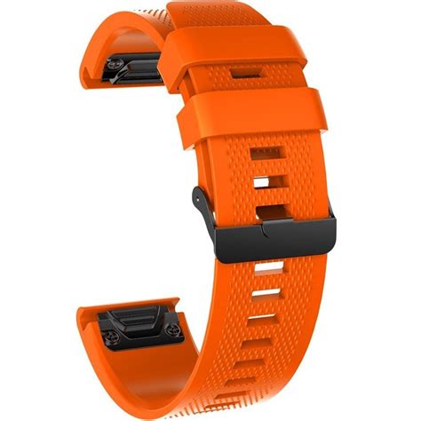 Pasek Smooth Do Garmin Fenix 3 5X 3HR 5X Plus 6X 6X Pro 7X Orange