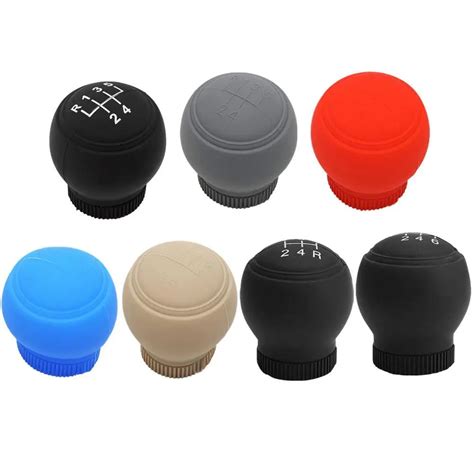 Universal Car Gear Shift Knob Silicone Cover Protect Dustproof Nonslip Shifter Gear Lever Sleeve