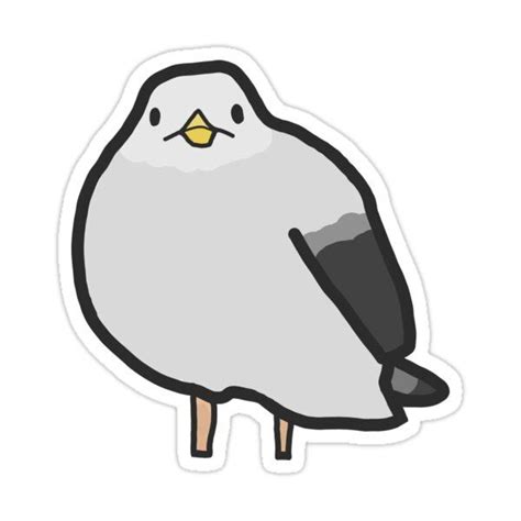 Fat Seagull Sticker For Sale By Groovybudgie Stranger Things Fanart