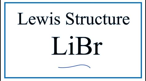 Kbr Lewis Dot Structure - lios