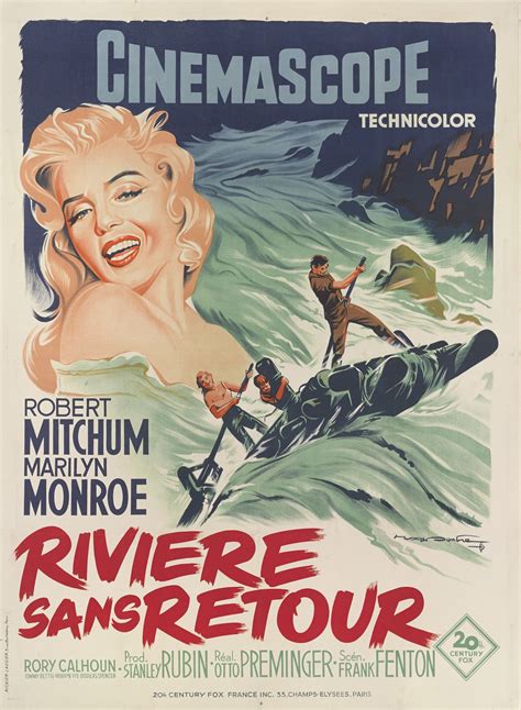 Marilyn Monroe River Of No Return Original 20th Century Fox Movie