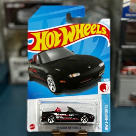 Jual HOT WHEELS Mazda MX Miata Black JDM HW J Imports HOTWHEELS Shopee Indonesia