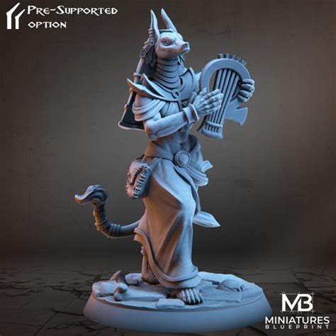 3d Printable Anubis Bard Anubis Army By Miniatures Blueprint