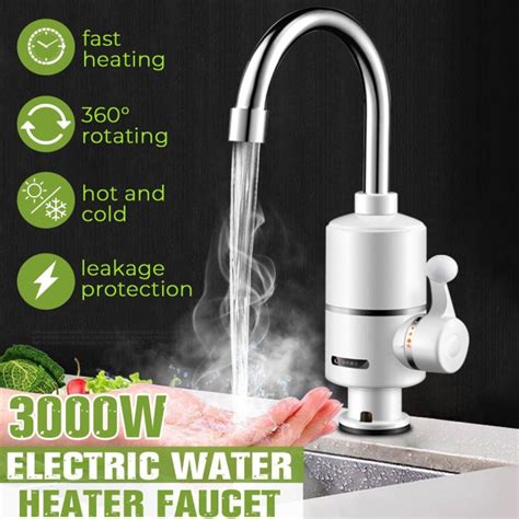 Instant Hot Water Tap For Any Wall And Basin Mount With Led Display Daraz Bd