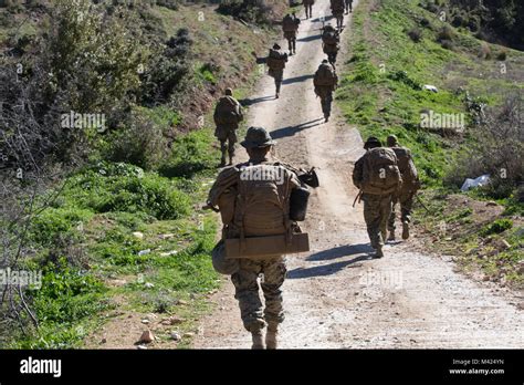 U S Marines With Black Sea Rotational Force Hike To Their Stock