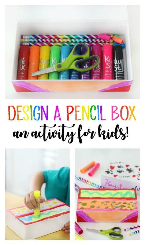 Make Your Own Pencil Box A Fun Activity For Kids Gluesticks Blog