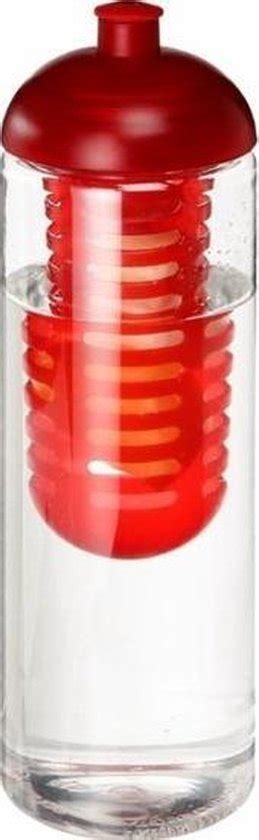 Transparante Drinkfles Waterfles Met Fruit Infuser Rood Ml