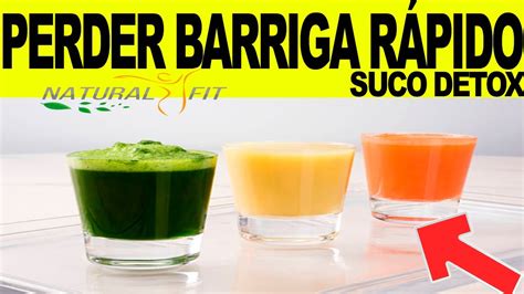 3 Receitas De Suco Detox Para Perder Barriga [desinchar E Metabolismo] Youtube