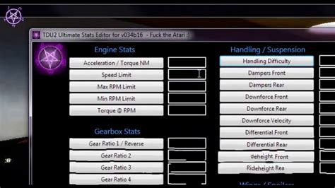 Test Drive Unlimited 2 Tdu2 Trainer Ultimate Stats Editor For