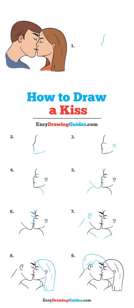 Kiss Drawing Simple