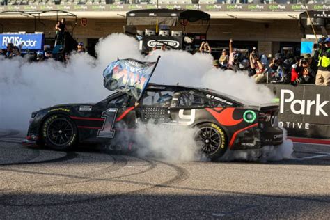 Ross Chastain Comes Out Of Last Lap Clash To Take First Win In Nascar