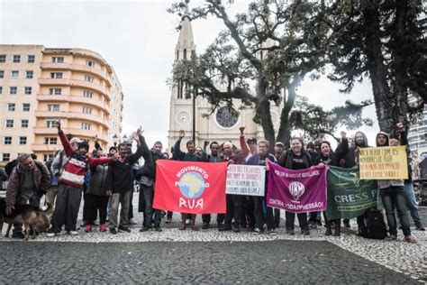 Popula O Em Situa O De Rua Realiza Ato P Blico E Entrega Manifesto Na