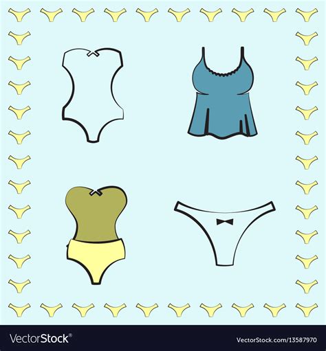 Women Underwear Or Lingerie Icon Royalty Free Vector Image