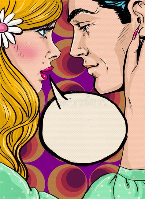 Pop Art Couple Love Stock Illustrations 2835 Pop Art Couple Love Stock Illustrations Vectors