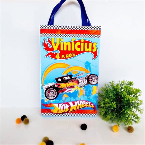 Sacola Hot Wheels Tamanho P Elo Produtos Especiais