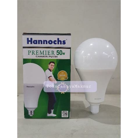 Jual Lampu LED Premier 50w 50watt Hannochs Hemat Energy Shopee Indonesia