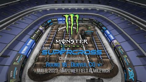 La piste virtuelle du SX de Denver LeBigUSA Actualité du Motocross