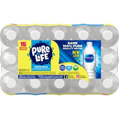 Nestle Pure Life Purified Water 15 Bottles 16 9 Fl Oz Food 4 Less