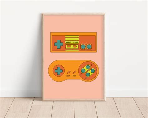 Retro Video Game Art PRINTABLE ART Gaming Print Retro Game | Etsy