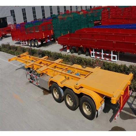 China Axles Ton Ft Container Skeleton Trailer Supply