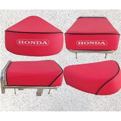 Jual JOK PISAH HONDA C70 C50 MERAH SET DUDUKAN JOK BELAKANGNYA Shopee