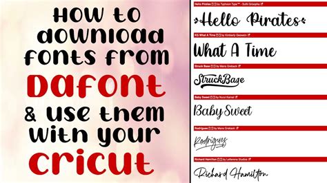 How To Download Fonts From And Get Them Into Cricut Design