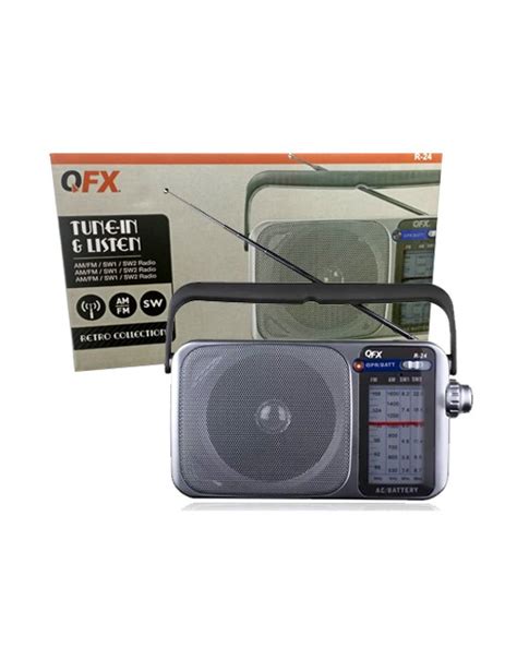 Bocina Retro Qfx Radio Am Fm Sw R