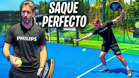 APRENDE el SAQUE de PÁDEL Tutorial Sacar Perfecto con Álex Ruiz YouTube