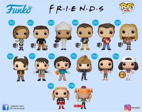 Friends Funko Pop Full Set Funko Pop Dolls Friends Tv Friends Show