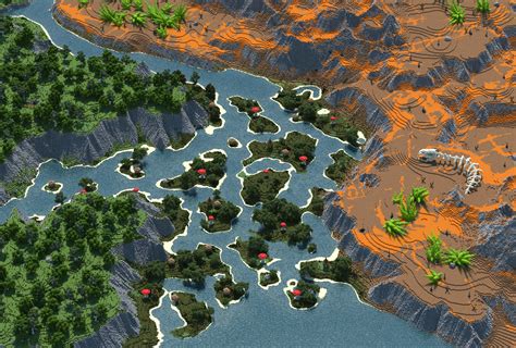 Fantasy Survival Map [5000x5000] World Painter Minecraft Map