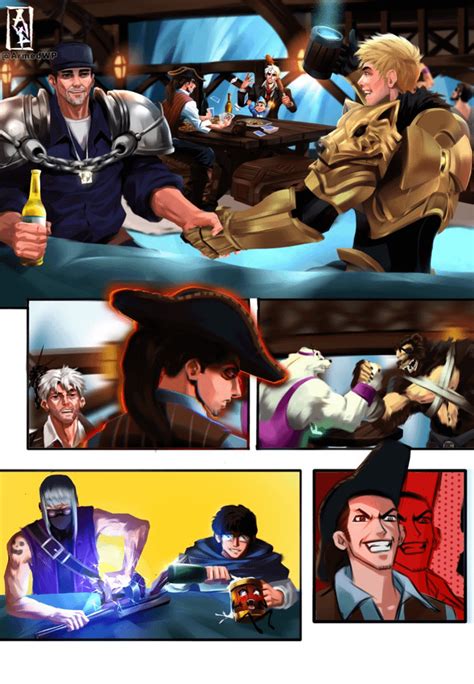 Devils Luck Pirates Visit Other Worldly Brewery Art By Armedwp On
