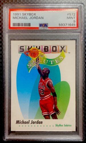 Michael Jordan Skybox Psa Mint Chicago Bulls Hof Ebay