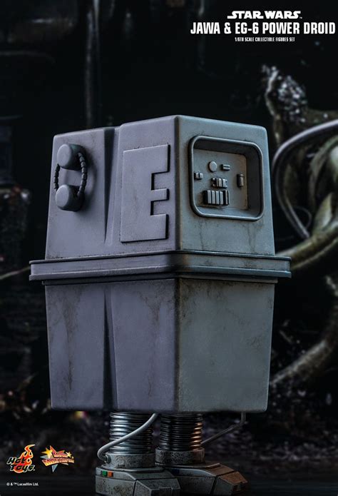 Toyhaven Hot Toys Star Wars A New Hope Th Scale Jawa And Eg Power Droid Collectible Set