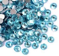 Strass Hotfix Ss Mm Calidad Swarovski Aquamarine Unid