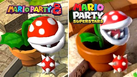 Mario Party Superstars Vs Mario Party 8 All Minigames Comparison Wii Vs Switch Youtube