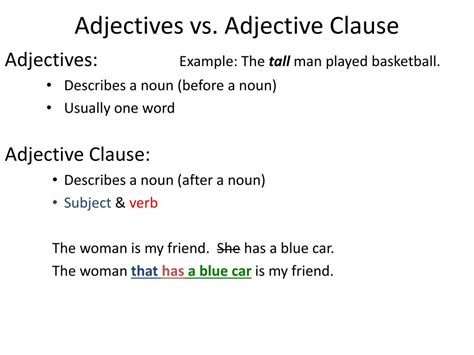 Ppt Adjective Clauses Powerpoint Presentation Free Download Id2679130