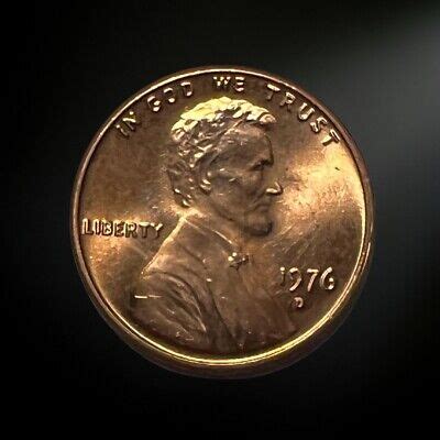 1976 D Denver Lincoln Memorial Penny BU Brilliant Uncirculated EBay