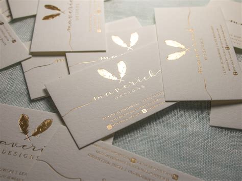 Satin Gold Foil Business Cards — the Parklife Blog