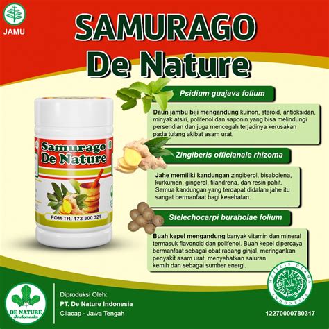 Jual OBAT ASAM URAT HERBAL TANPA EFEK SAMPING SAMURAGO DENATURE ...