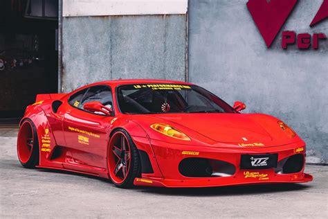 Liberty Walk Ferrari F430 Screams for Attention, Kit Costs $20,000 ...