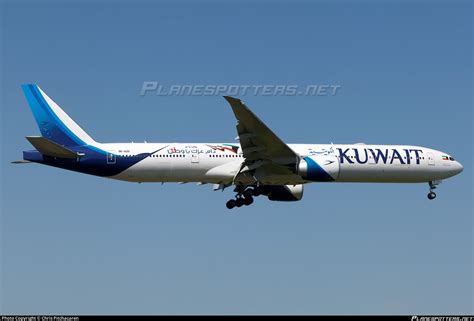 9K AOD Kuwait Airways Boeing 777 369ER Photo By Chris Pitchacaren ID