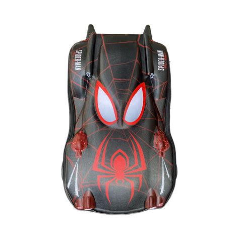 Mochila Homem Aranha Miles Morales Mala Spider Man 3D Rodinha Tripla