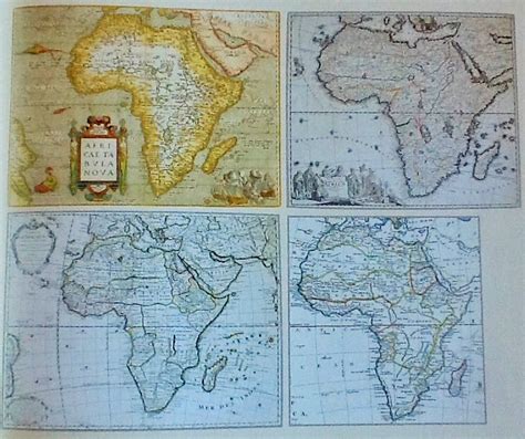 Four Maps Of Africa Dating From To Mapping South Africa