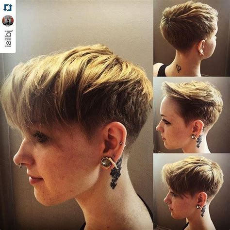 Very Short Pixie Haircuts Back View Wavy Haircut