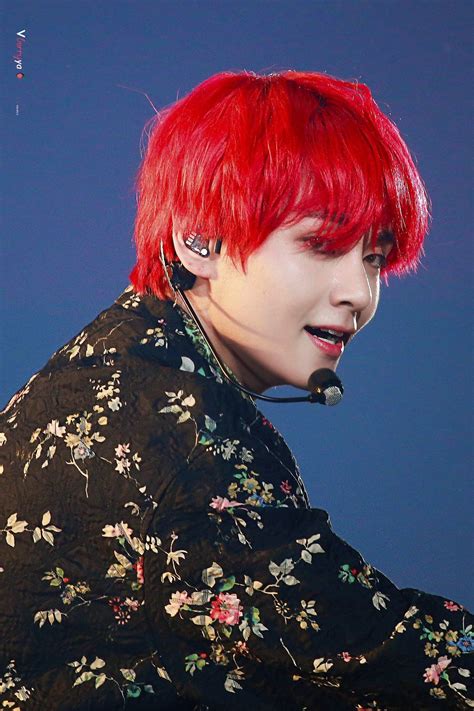 Taehyung Pics⚡️ On Twitter Taehyung Red Hair Kim Taehyung Taehyung