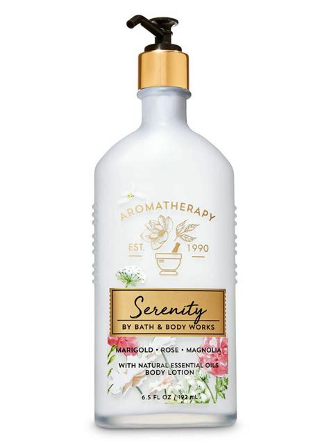 Bath And Body Works Aromatherapy Serenity Body Lotion W Marigold Rose