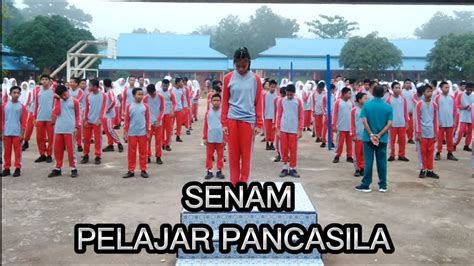 Senam Pelajar Pancasila Smp Negeri Bangko Pusako Youtube